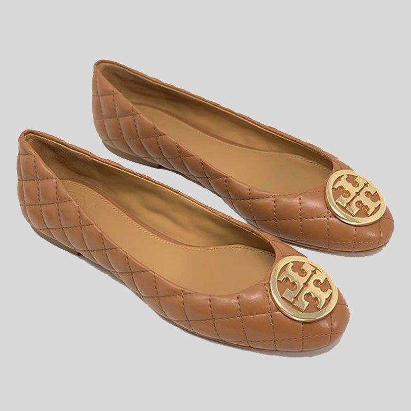 TORY BURCH Benton 2 Quilted Ballet Flat Nappa Leather 64092, Women's  Fashion, Footwear, Flats on Carousell