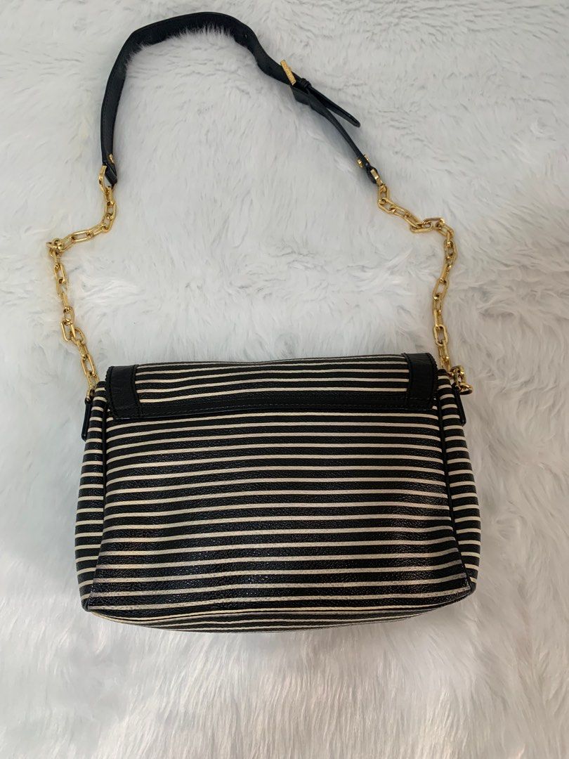 Tory Burch Striped Bag, Women's Fashion, Bags & Wallets, Cross-body Bags on  Carousell