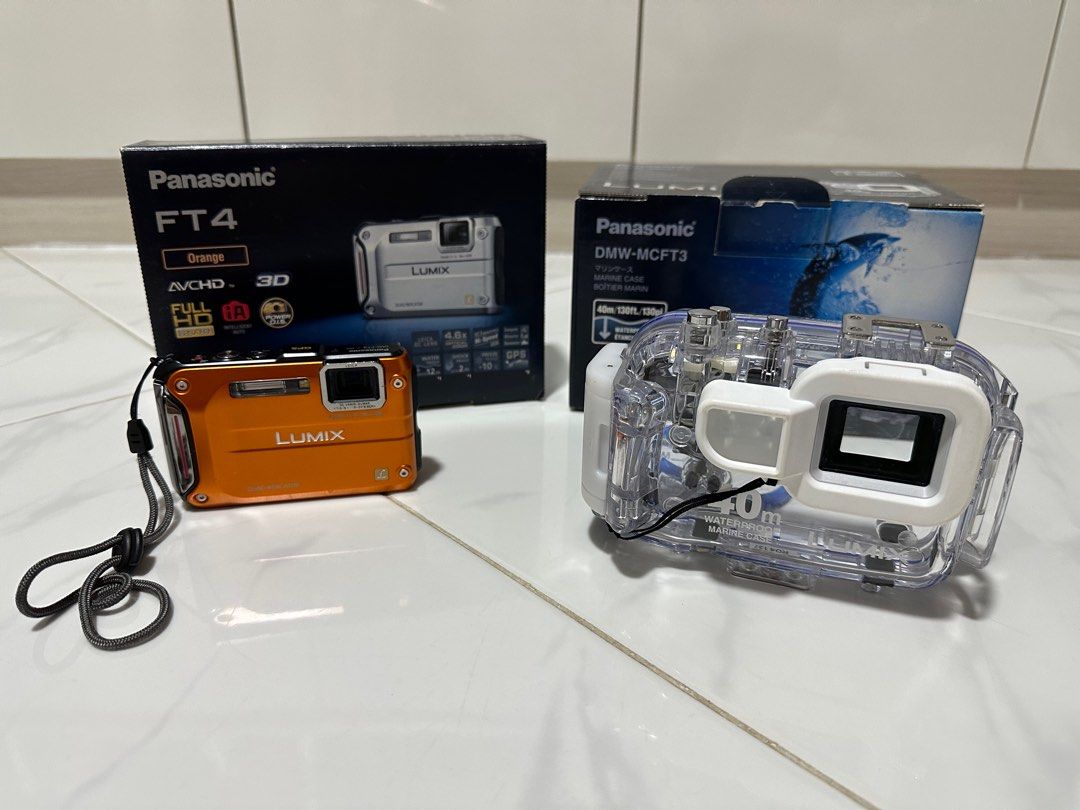 Underwater Lumix Camera with Waterproof Casing ( Scuba diving camera