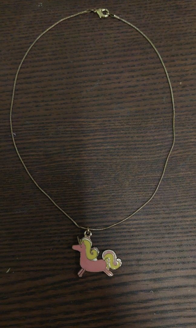 unicorn necklace Babies Kids Babies Kids Fashion on Carousell