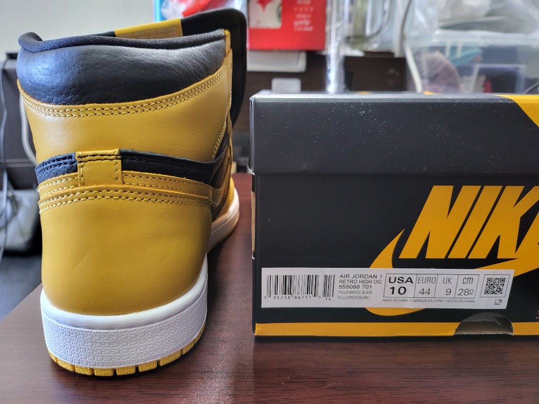 pollen jordan 1 box