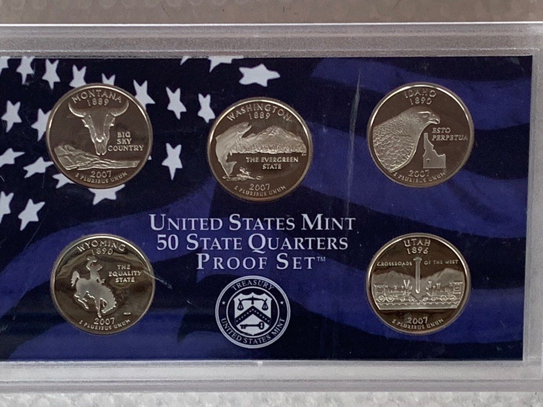 USA 2007 Quarters Coin Set, Hobbies & Toys, Memorabilia & Collectibles