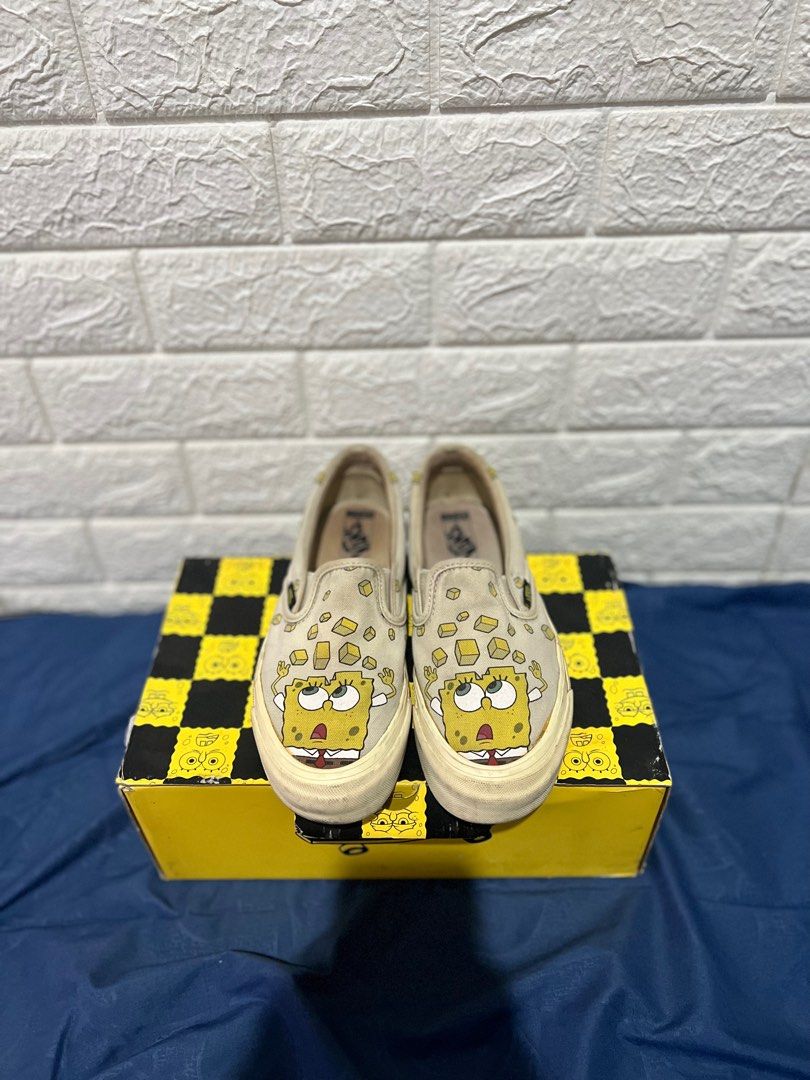 Vans slip on spongebob yellow new arrivals