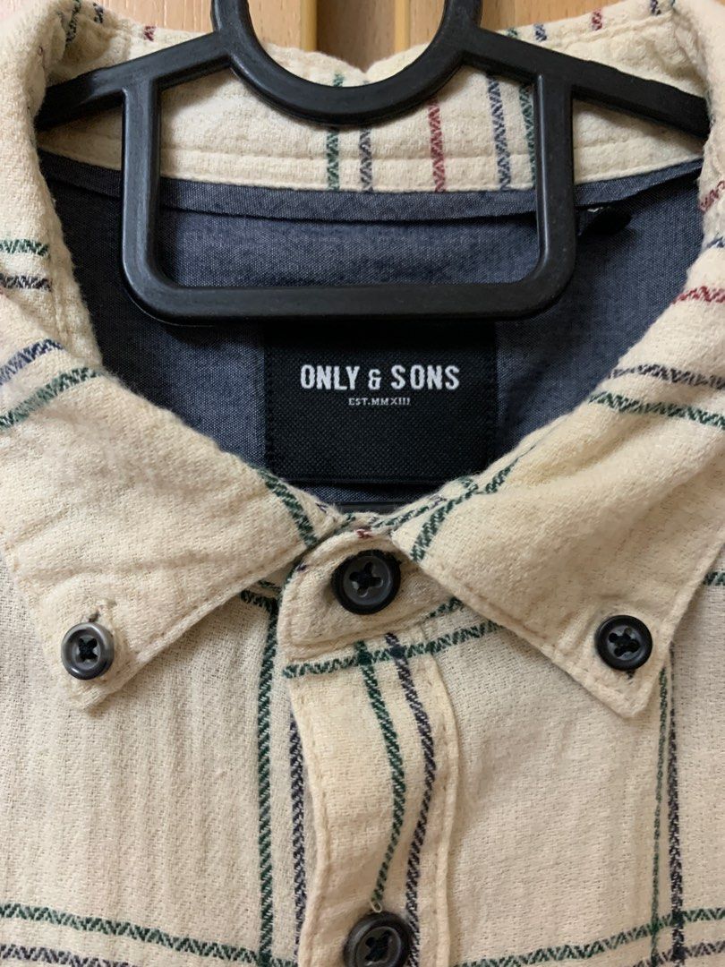 Cream Flannel Shirt/Dress main image 1
