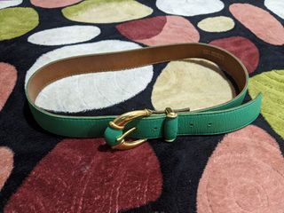 Vintage gold buckle Spain colour belt minimalist boho