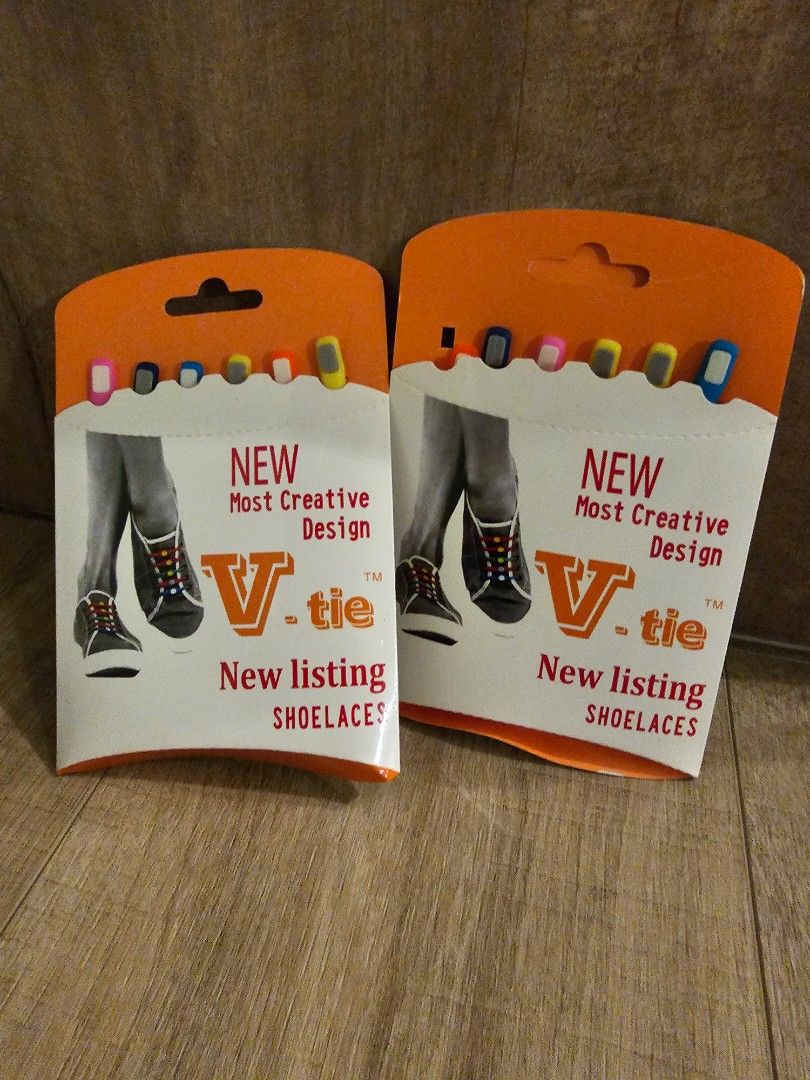 VTie shoelaces (2x sets), Men's Fashion, Footwear, Shoe inserts