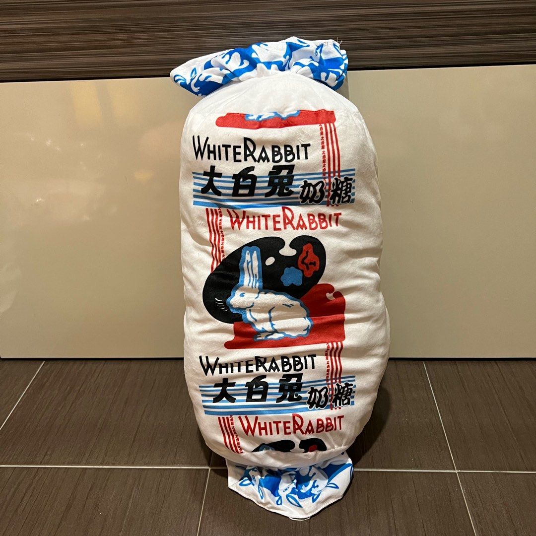 White Rabbit Plush Cushion, Hobbies & Toys, Toys & Games on Carousell