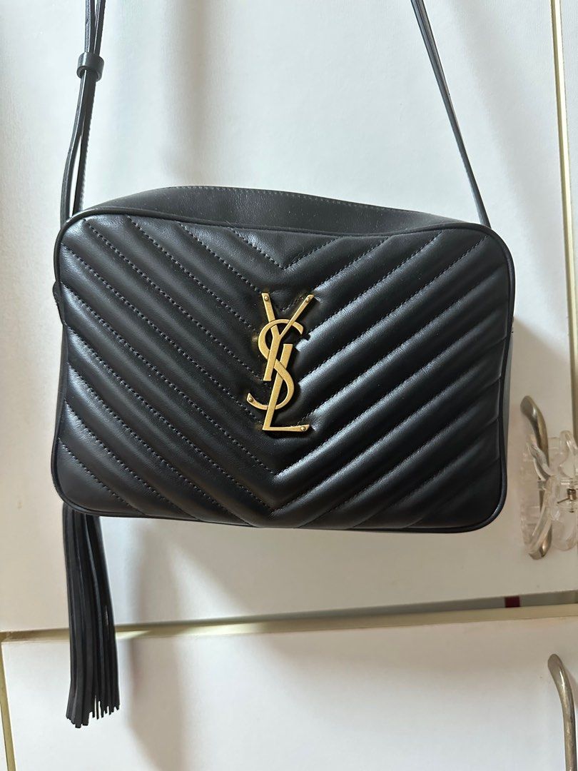 YSL LOU CAMERA BAG IN QUILTED LEATHER, Luxury, Bags & Wallets on Carousell