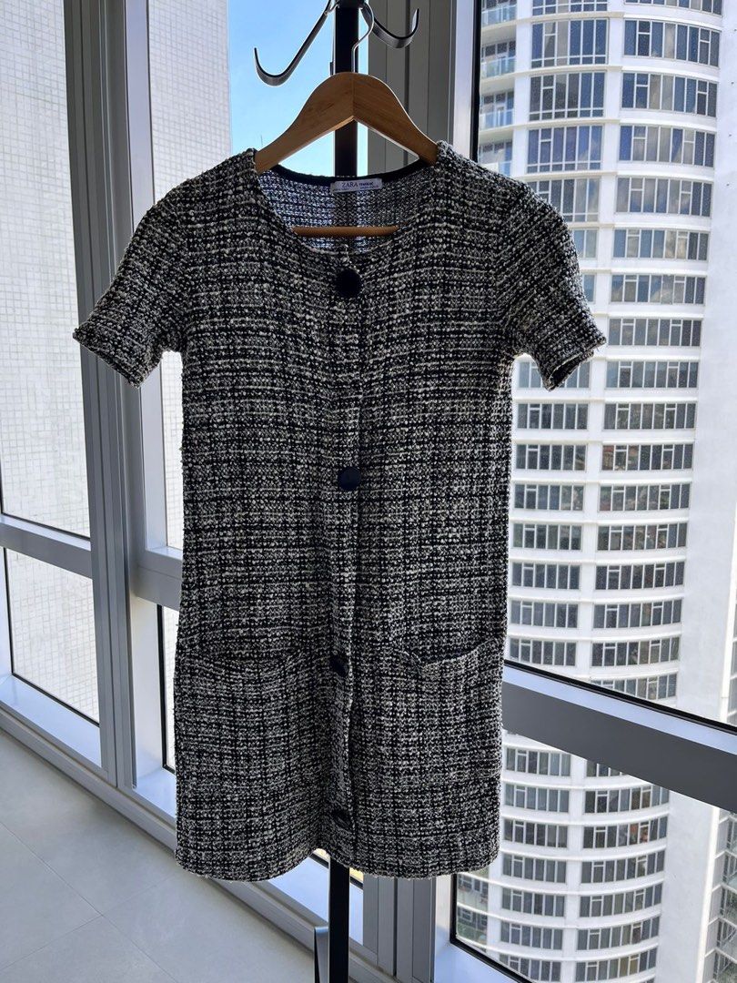 Zara Tweed Dress (Category: Dresses) located in Caloocan City. Submitted by thegoodstuff.x (Listing ID 1223945278, Image 2). Description: .