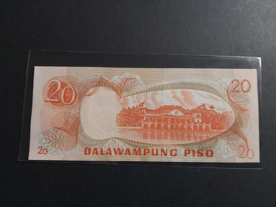 034032 $20 Piso Philippines currency twenty peso old banknote note,  World/Singapore collections, 菲律宾比索, Hobbies & Toys, Memorabilia &  Collectibles, Currency on Carousell