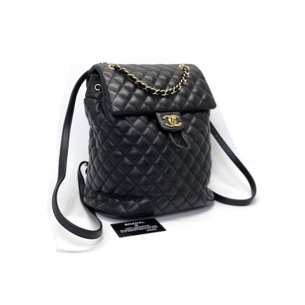 Chanel backpack lambskin sale