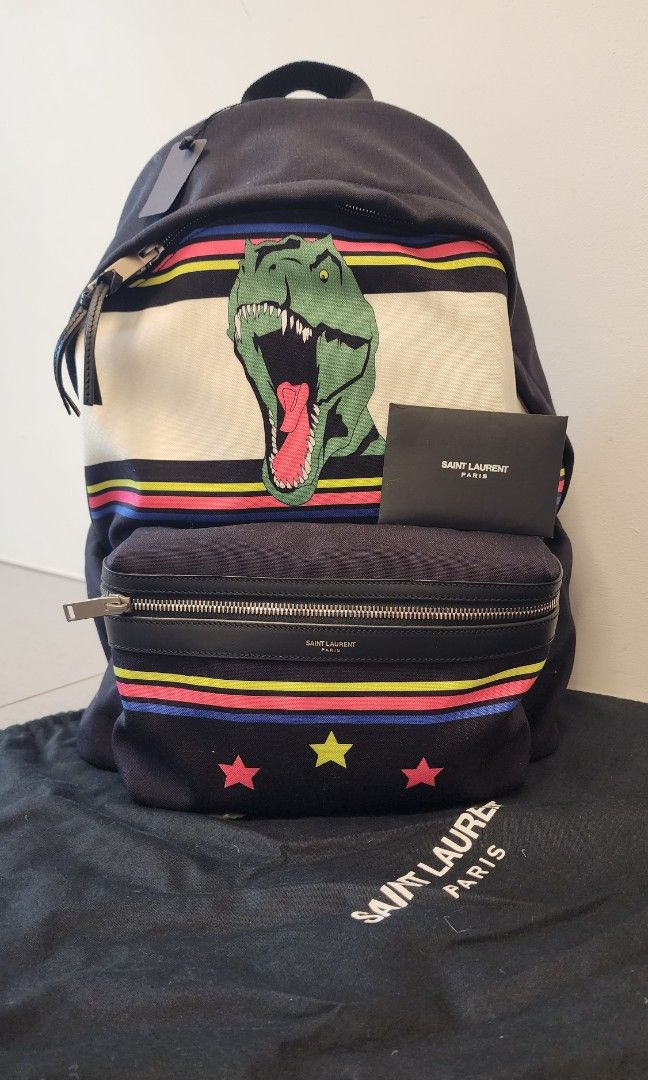 Saint laurent dinosaur backpack clearance