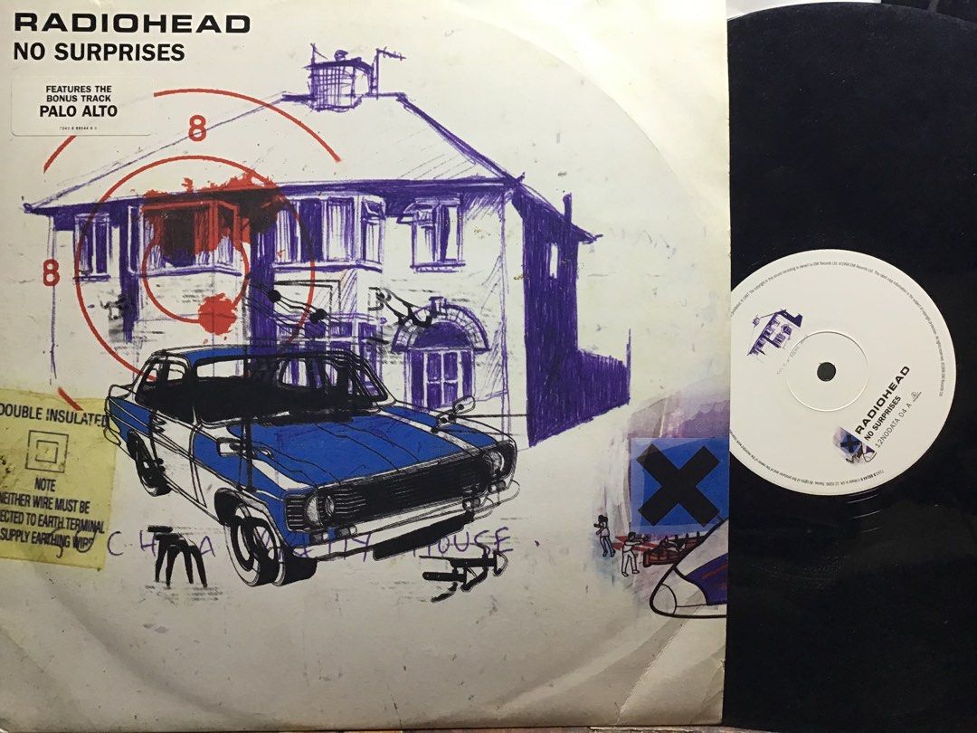 12 INCH Radiohead - No Surprises OOP 12” VINYL RECORD Anubis