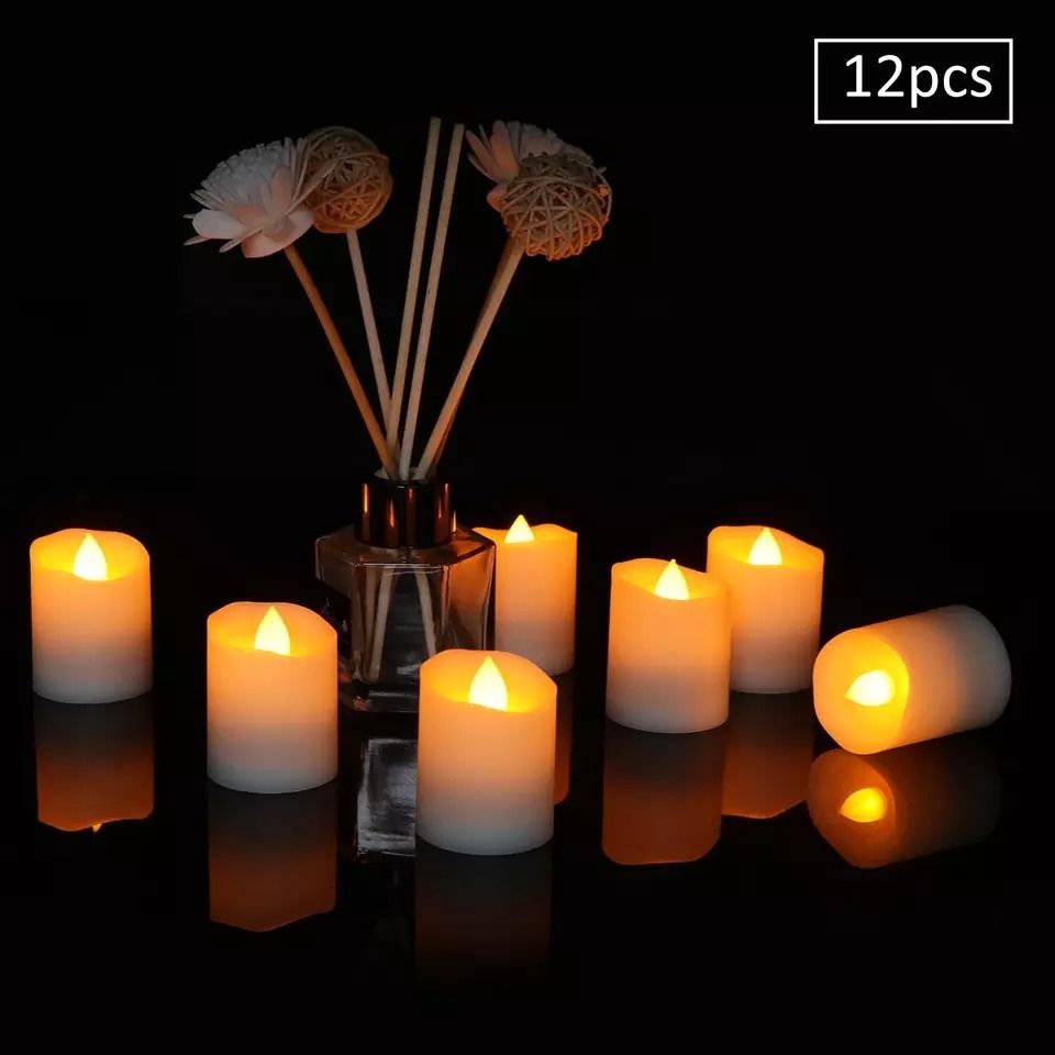 YAUNGEL Window Candles, 8 Pack LED Battery Operated Christmas Candles for  Windows with Remote Timer Electric Candle Lights with Removable Candle