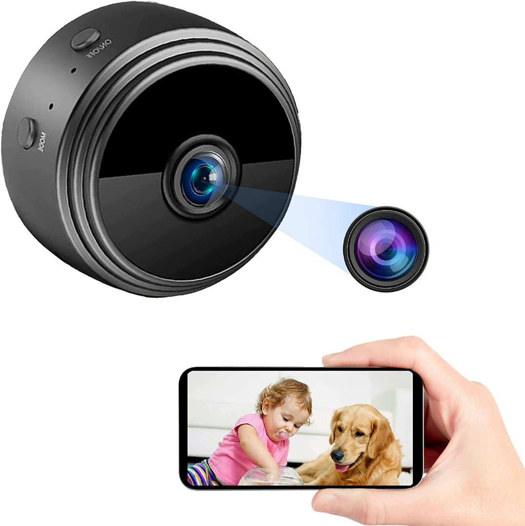 1602) WIRELESS SECURITY CAMERA SCOORNEST MINI 1080P WIFI BATTERY
