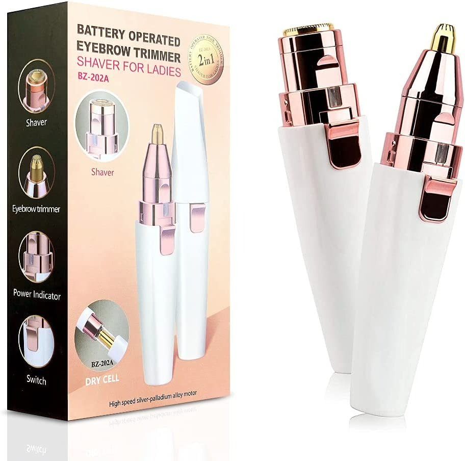 1605) EYEBROW TRIMMER FOR WOMEN, EYEBROW HAIR SHARPER & & FACIAL HAIR