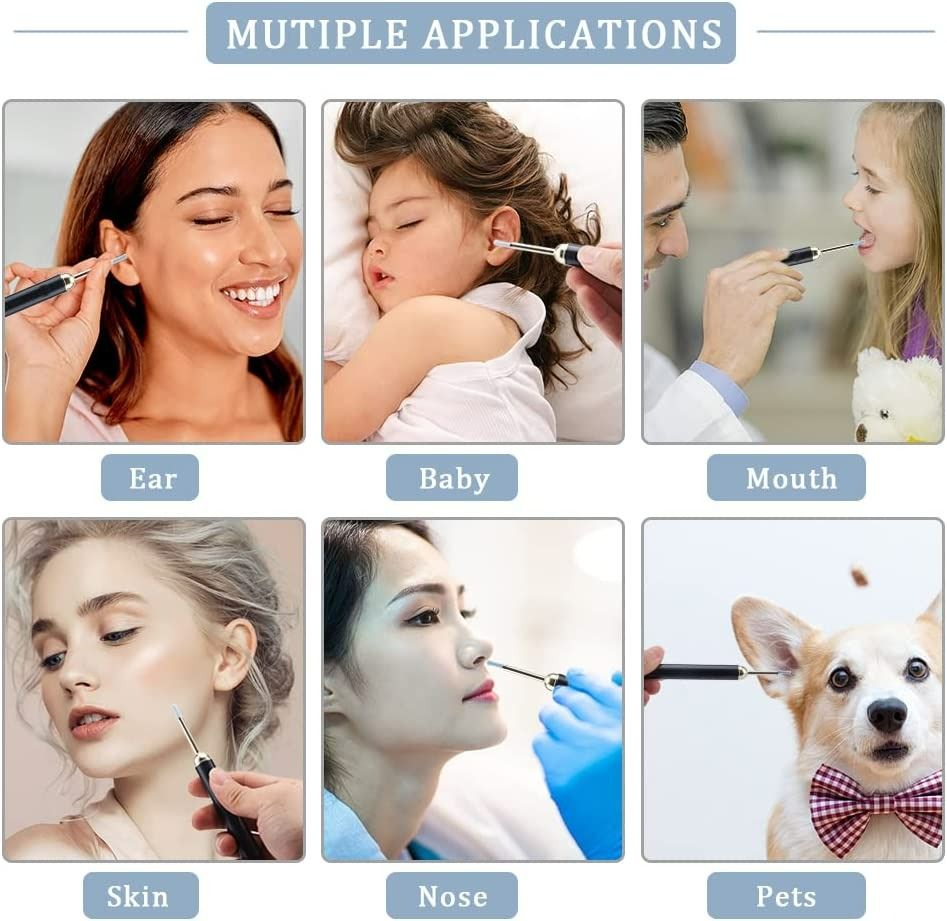 1613) CAMERA FOR EAR WAX REMOVAL TOOLS, SMART VISUAL EAR CLEANER, FHD