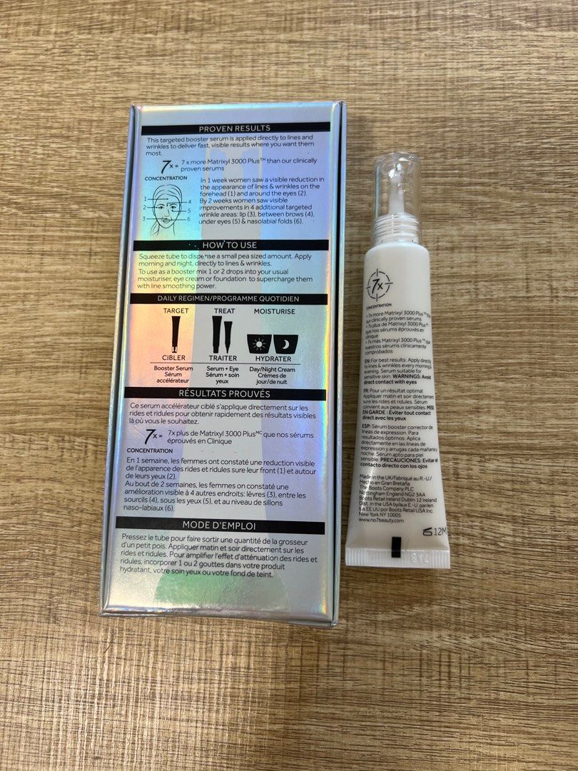 25ml F No7 LABORATORIES LINE CORRECTING Booster Serum, 美容＆化妝品, 健康及美容