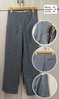28. Gray Trouser Pants for Men
