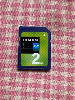 2gb fujifilm sd card for digital cameras