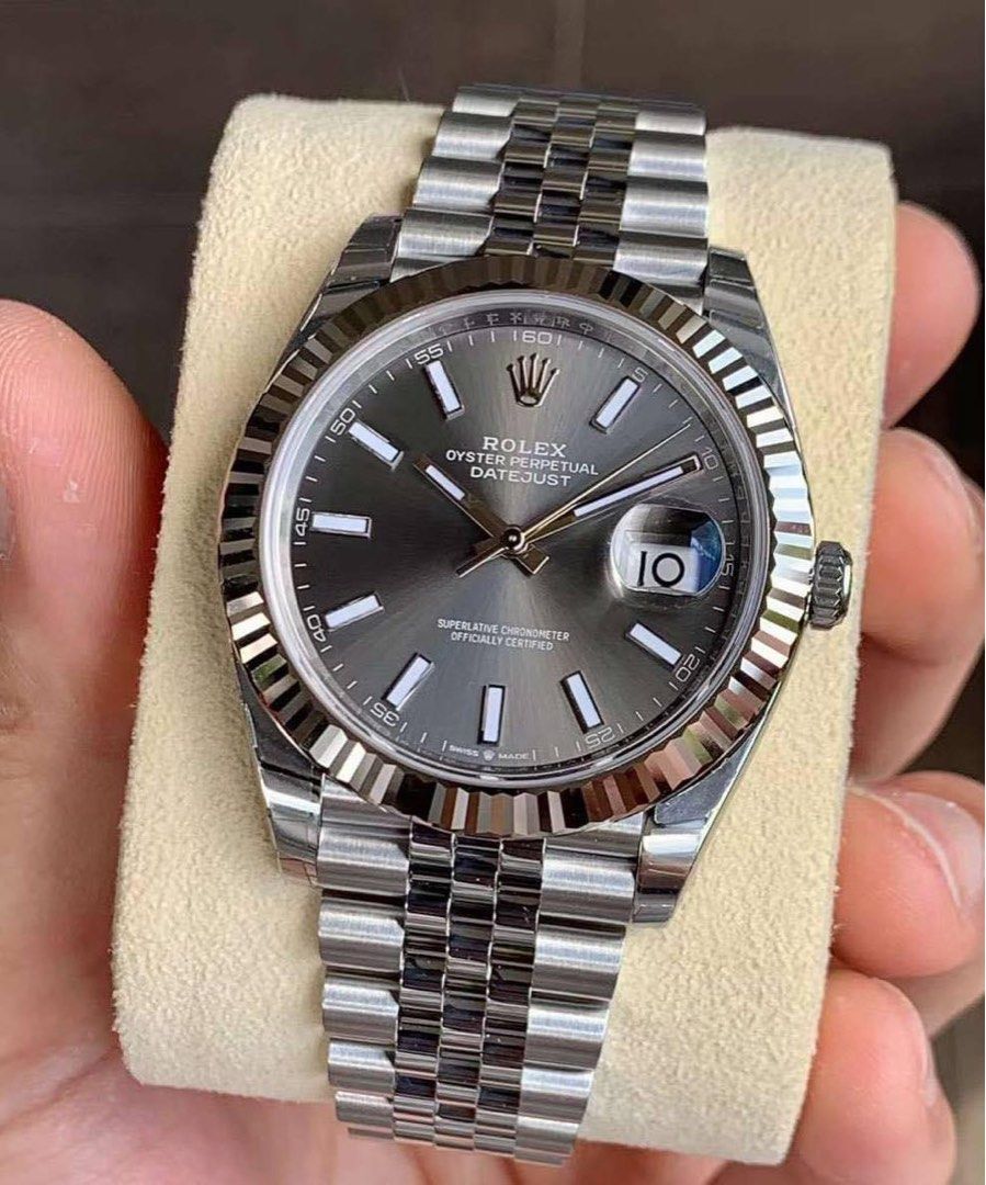 Datejust 41 discount grey