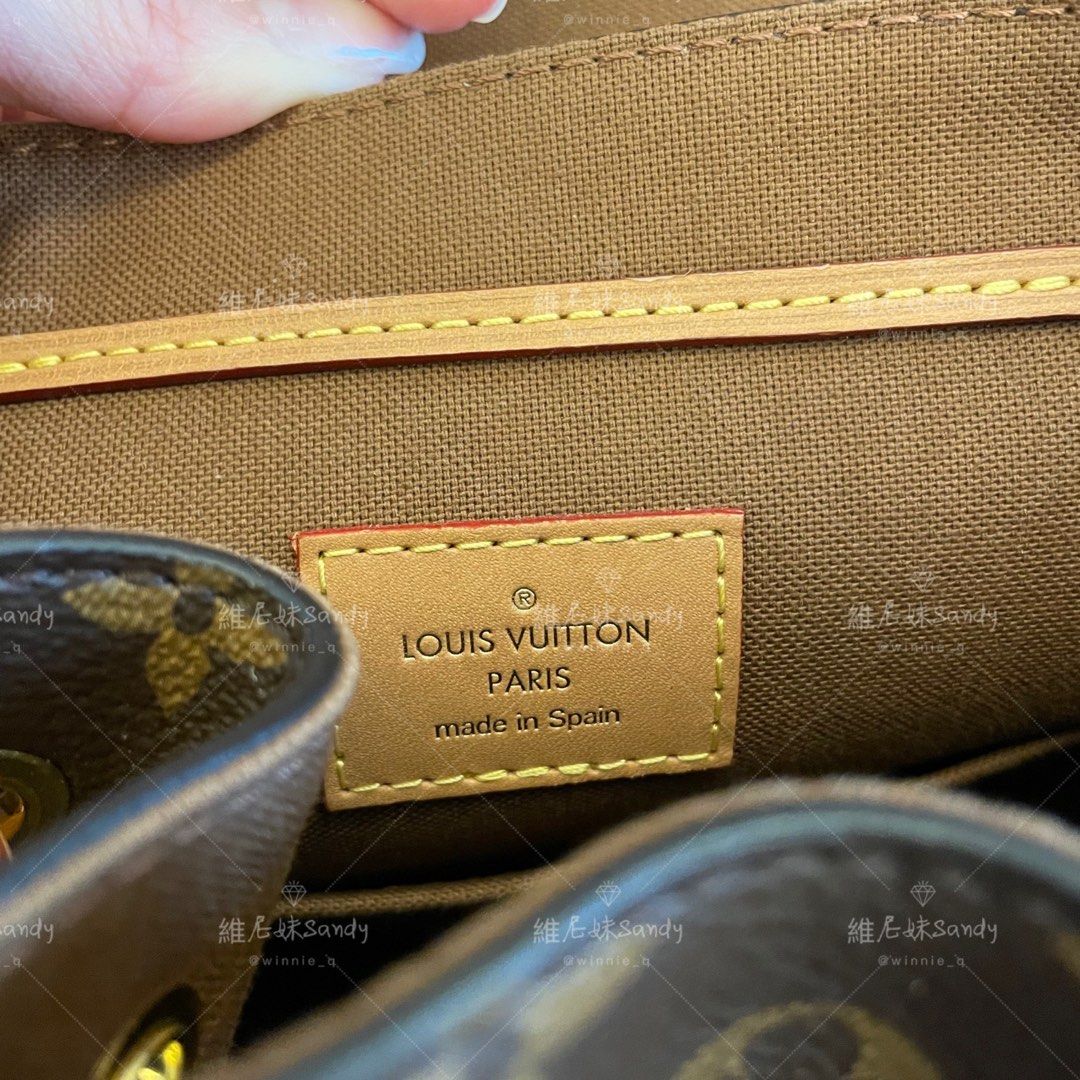 Louis Vuitton M45502 MONTSOURIS BB Brown Leather ref.443313 - Joli