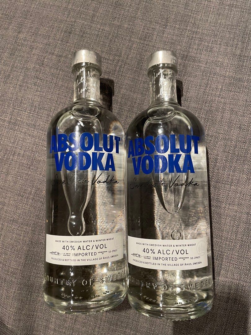 Absolut Vodka 1L New Unopened, Food & Drinks, Alcoholic Beverages on