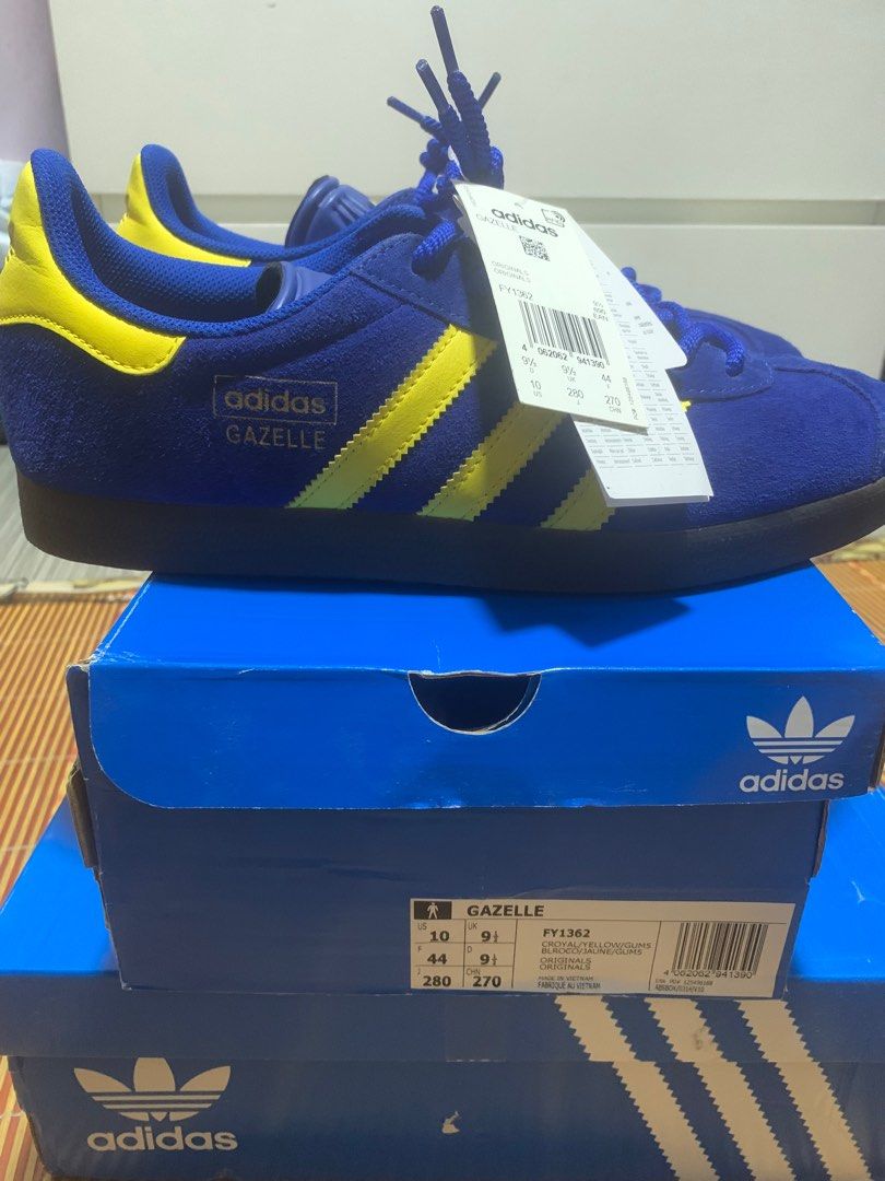 Adidas 35 blue and hotsell yellow