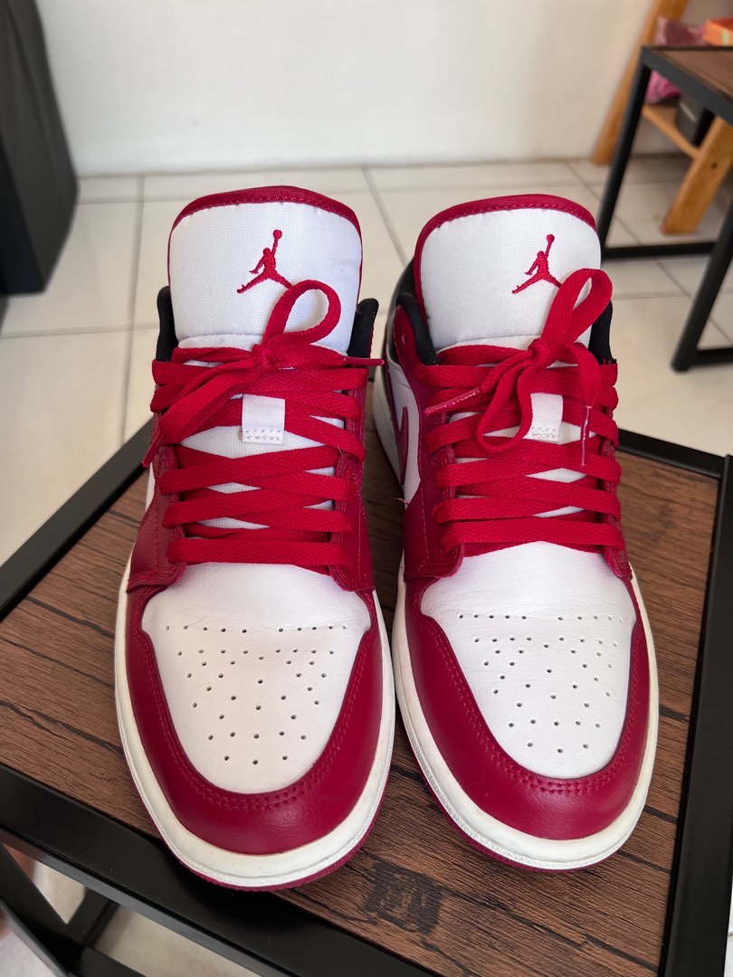Air Jordan 1 Womens red black and white on Carousell