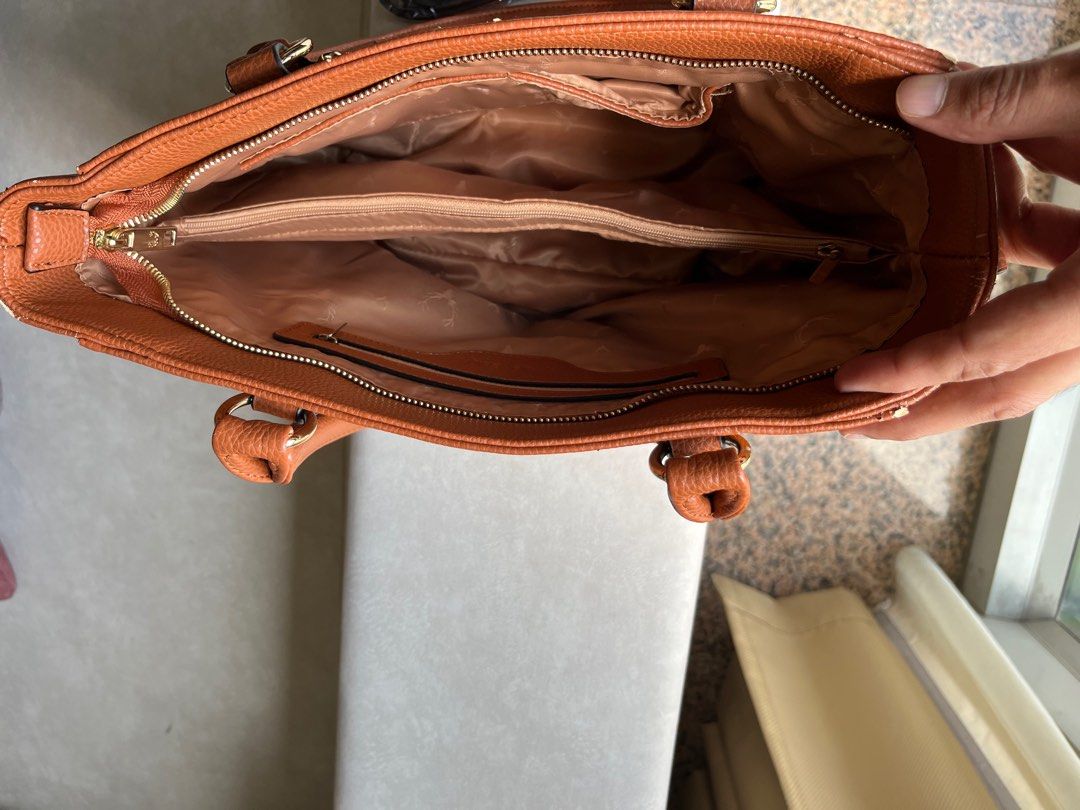 Brown Leather Shoulder Bag For Women Laptop Work Bags Designer For Office  Ladies Luxury Handbags Briefcase Bolsos Mujer - Shoulder Bags - AliExpress