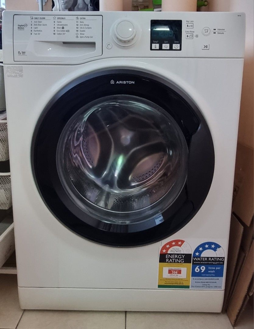 Ariston RSF 82 8kg Washing Machine, TV & Home Appliances, Washing
