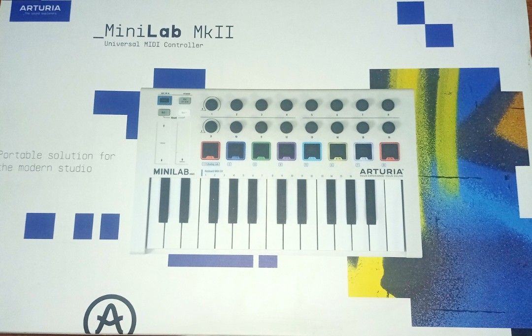 Arturia MiniLab MK2, Hobbies & Toys, Music & Media, Musical Instruments ...