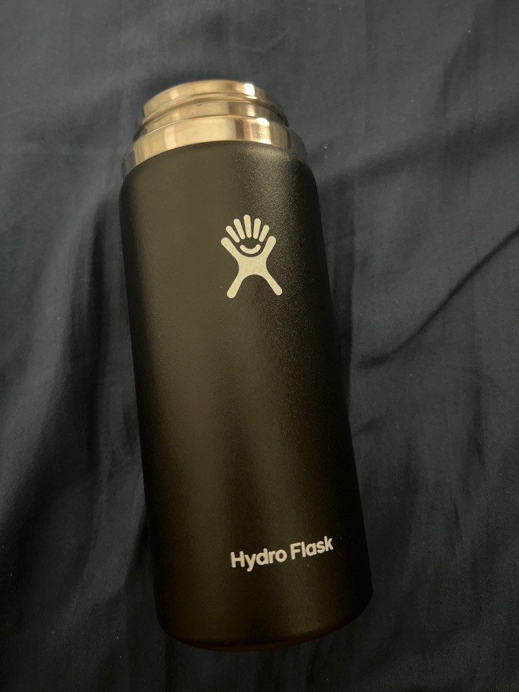 AUTHENTIC black hydro flask 473 ML, Furniture & Home Living ...