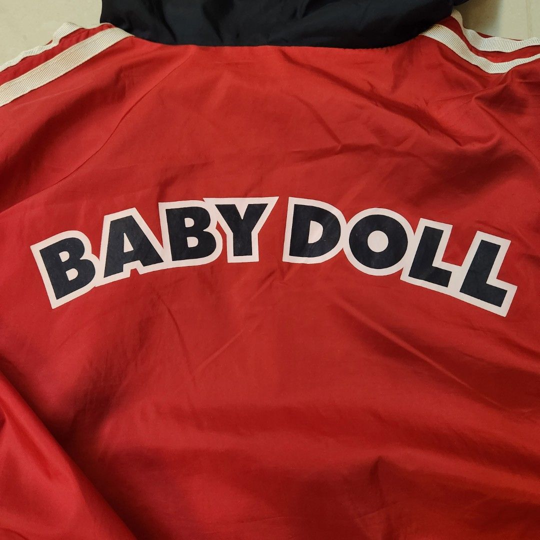 Babydoll Reversible Jacket Wind Breaker Jacket Red Jacket Green