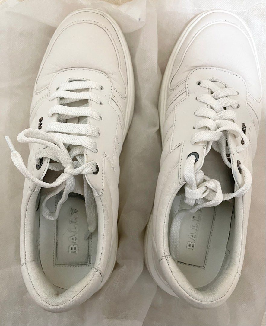 White top bally shoes