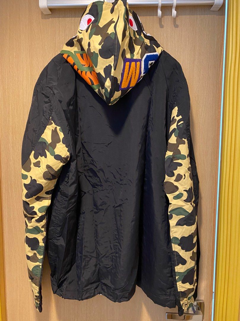 BAPE ABC CAMO SHARK HOODIE XL BLUE 青色-