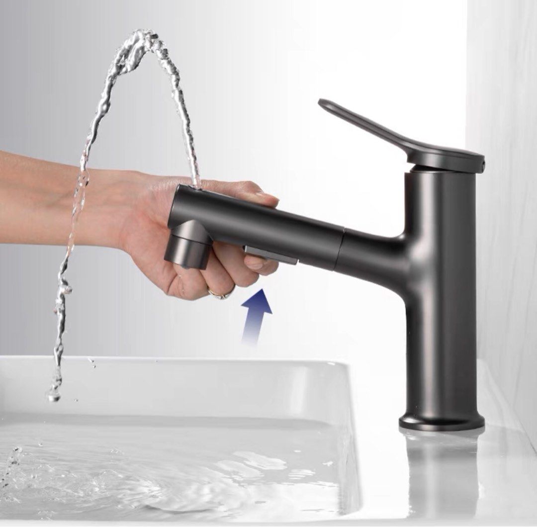 Bathroom tap Water tap black finishing, Furniture & Home Living