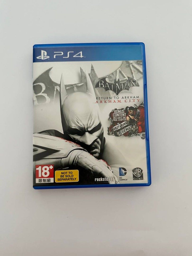 Batman Return to Arkham Arkham City PS4 game, Video Gaming, Video Games,  PlayStation on Carousell