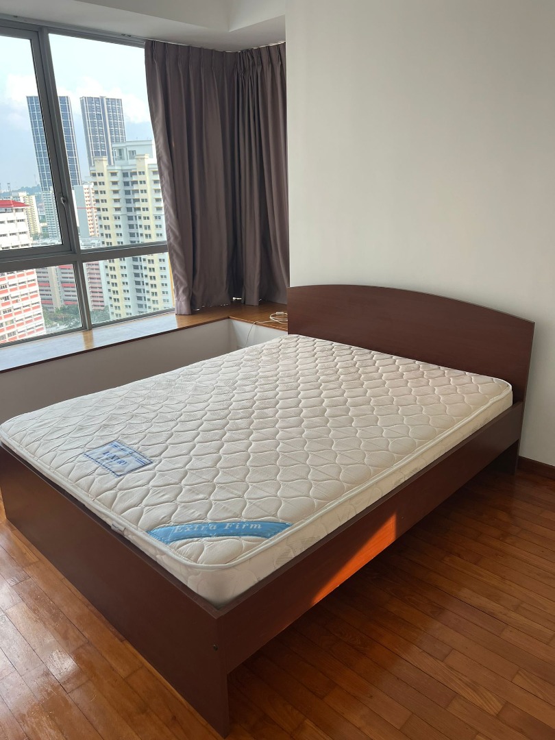 Bed self pickup Tiong Bahru, Furniture & Home Living, Furniture, Bed Frames & Mattresses on