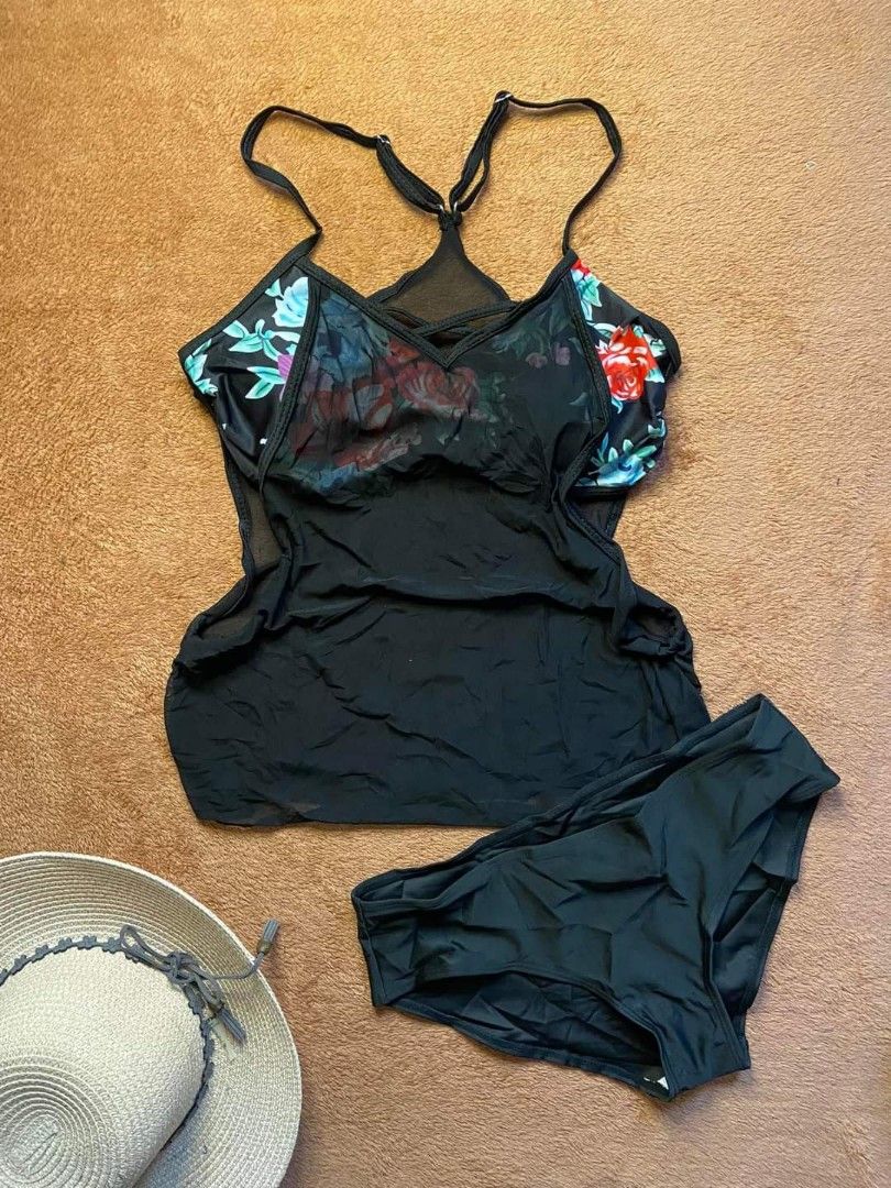Black two piece Swimsuit on Carousell