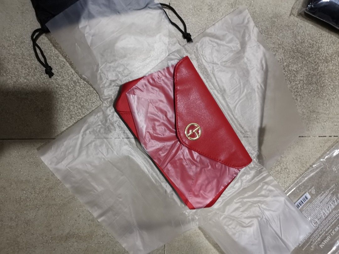Red hotsell armani purse