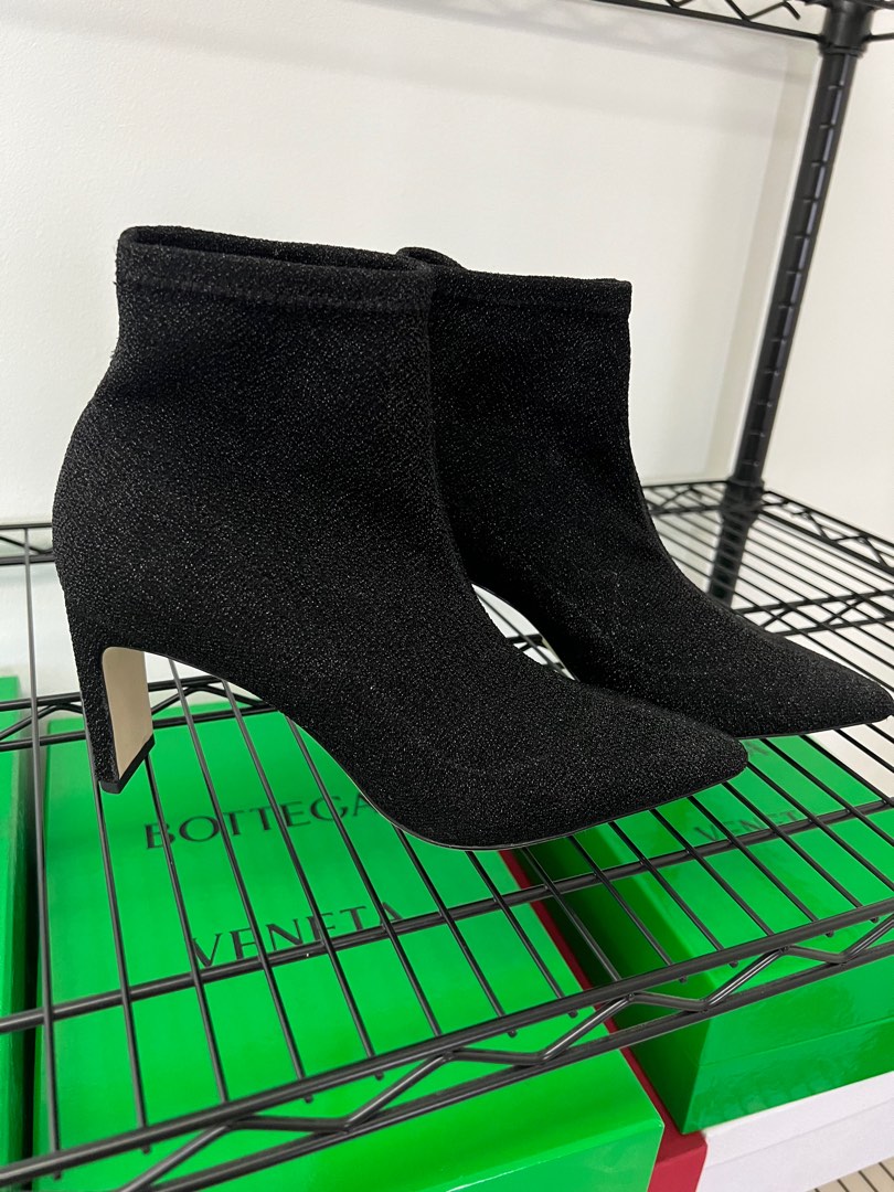 Glitter discount sock heels