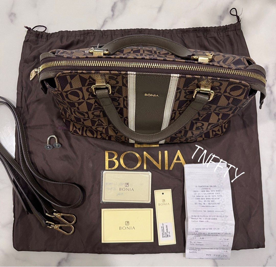 Authentic original BONIA black bag, Luxury, Bags & Wallets on