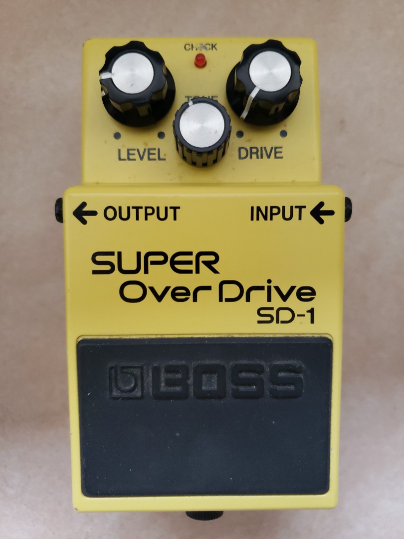 boss sd-1 super overdrive pedal, 興趣及遊戲, 音樂、樂器& 配件