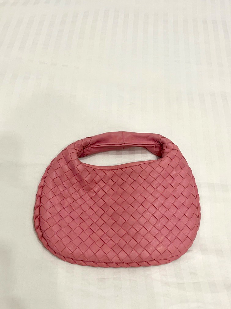 Bottega Veneta Red Leather Mini Double Knot Hobo Bottega Veneta