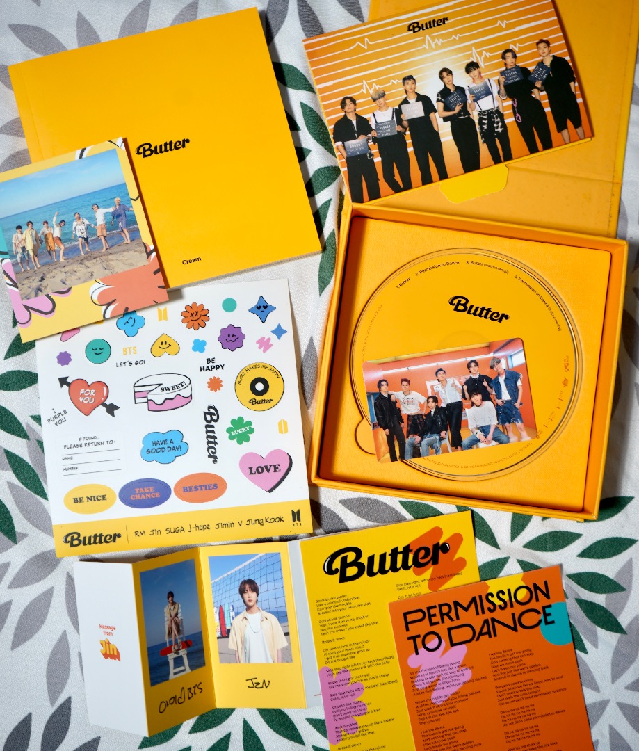 BTS Butter Album with Group PC and preorder benefit on Carousell