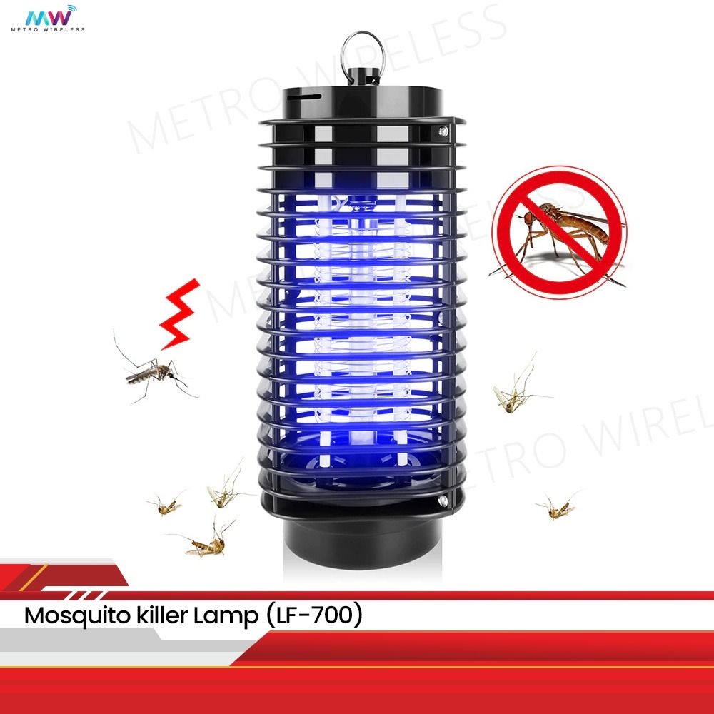 Bug Zapper Electric Shock Mosquito Killer Portable Insect Lamp Indoor