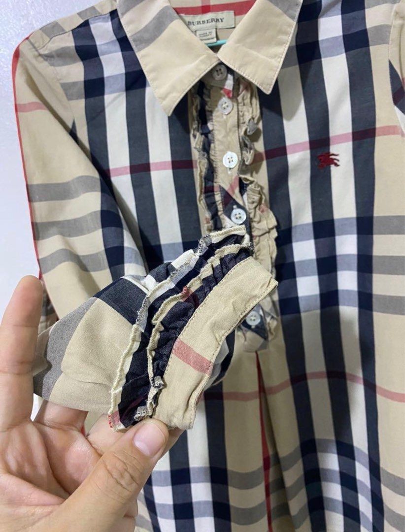 BURBERRY girls shirt 8Y