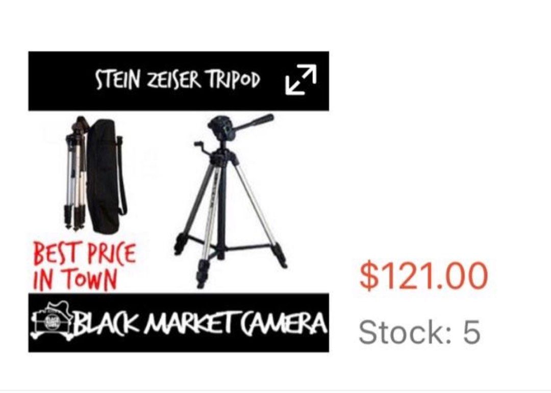 Camera Tripod + carrying case for Sale, Photography, Photography