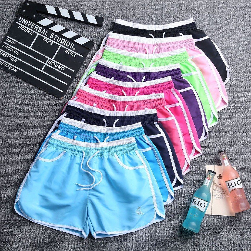 Candy-Colored Women Sports Shorts Summer Quick-Drying Casual Pants Female  Loose L Running Shorts Solid Color Beach Pants, Women's Fashion, Bottoms,  Shorts on Carousell